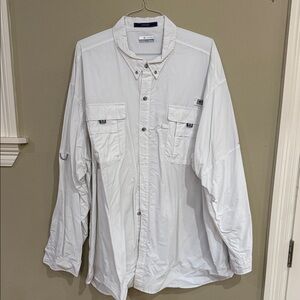 Columbia White Bahama Shirt